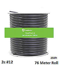 2C12UGLV75, SOUTHWIRE, CANADA, 2C, #12, LANDSCAPE, CABLE, 75M, ROLL