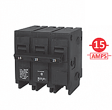 Q315, SIEMENS, 3, POLE, 15, AMP, PUSH, ON, BREAKER