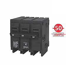 Q350, SIEMENS, 3, POLE, 50, AMP, PUSH, ON, BREAKER