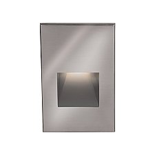 4021-30SS, WAC, LIGHTING, LED, LED, STEP, LIGHT, VERTICAL, SCOOP, 3K, SS