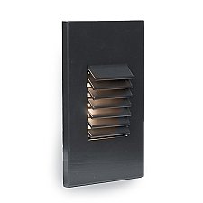 4061-27BK, WAC, LIGHTING, LED, LED, STEP, LIGHT, VERTICAL, LOUVER, 27K, 12V, BK
