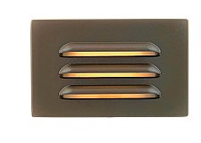 4501-30BZ, WAC, LIGHTING, SURFACE, STEP, LIGHT, 5", LOUVER, 3K, 12V, BRONZE