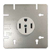 R3894W, PASS, AND, SEYMOUR, RANGE, OUTLET, 50AMP, 125/250V, 3-POLE/4-WIRE