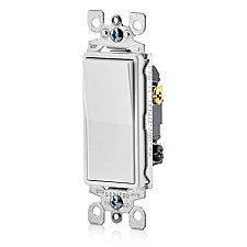 5603-P2W, LEVITON, LEVITON, 5603-P2W, DECORA, 3-WAY, SWITCH