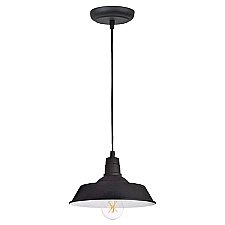 FCTYPENDANT1209BLVIDCC, LEDVANCE, HUDSON, RLM, PENDANT, W/, LED, BULB, 60117