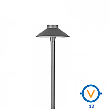 6042-27BK, WAC, LIGHTING, LED, MINI, TIKI, PATH, LIGHT, -15", TALL-, 12V, 27K, BK