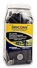 61241, KING, INNOVATION, WATERPROOF, CONNECTORS, BK, &, GRAY, CANISTER, OF, 100