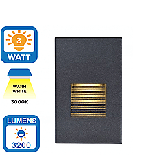 65-401, SATCO/NUVO, VERTICAL, STEP, LIGHT, 3K, BRONZE