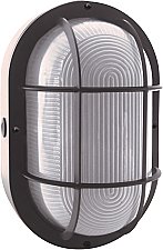 LED-FXBWL10/830/BK, NATURALED, 10W, MARINE, FIXTURE, 3K, BLACK, 7024