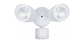 LED-FXBFD20/830/WH-SEN, NATURALED, 20W, SECURITY, FLOOD, W/SENSOR, 3K, WHITE