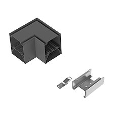 BLACK L-JOINT FOR CONTINOUS RUN OF VOTATEC ARCHITECTURAL LINEAR FIXTURE