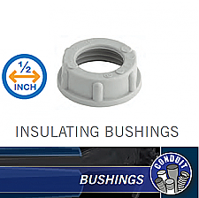 BP050, HUBBEL, PLASTIC, BUSHING, 1/2"
