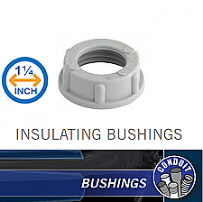 BP125, HUBBEL, PLASTIC, BUSHING, 1-1/2"