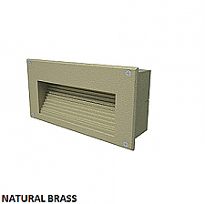 BR-ST1, AXITE, LIGHTING, SOLID, BRASS, STEP, LIGHT, RECESSED, LOUVER