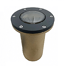 BR-UL1B, AXITE, LIGHTING, INGROUND, UPLIGHT, 12V, MR16, SOLID, BRASS, BLACK