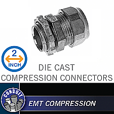 CCZ200, HUBBEL, 2", DIE, CAST, COMPRESSION, CONNECTOR