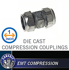 CKZ100, HUBBEL, 1", DIE, CAST, COMPRESSION, COUPLING