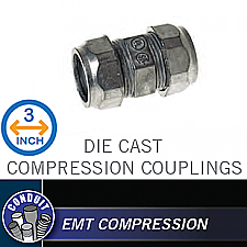 CKZ300, HUBBEL, 3", DIE, CAST, COMPRESSION, COUPLING