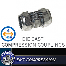 CKZ400, HUBBEL, 4", DIE, CAST, COMPRESSION, COUPLING