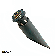 CL303-BK, CORONA, INGROUND, UPLIGHT, WITH, GRATE, 12V, MR16, BLACK