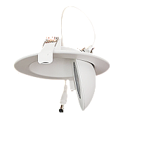 DL4-023-8W/WH, VOTATEC, 4", MULTI-DIRECTIONAL, GIMBAL, 3/4/5K, WHITE