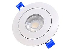 DR40RG-WH, DAWNRAY, 4", LED, GIMBAL, RECESSED, 5CCT, 27/3/35/4/5K, -, WHITE