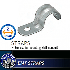 E1S200, HUBBEL, EMT, 1H, STRAPS, 2"
