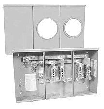 MSCL22R-BC, HYDEL, 400A, MAIN, 4, JAW, MULTI-POS, 2 GANG, 200A, PER, POS, U/G