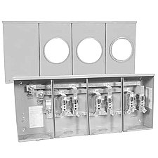 MSCL43TWX-BC, HYDEL, 400A, MAIN, 4, JAW, MULTI-POSITION, 3 GANG, 200A, PER, POS