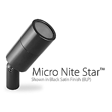 MN-MR-0-BLP-9-C, BK, LIGHTING, MICRO, NITE, STAR, MINI, SPOT, LIGHT, FLUSH, CAP