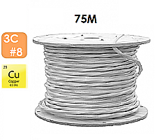NMD3C875, SOUTHWIRE, CANADA, 3, CONDUCTOR, 8, NMD, 90, CU, 75M