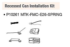 MTK-FMC-E26-SPRING, NATURALED, RECESSED, CAN, MOUNTING, KIT