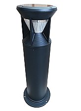 RP-SBL-2W-40K-BK-G1, SOLERA, 2W, SOLAR, BOLLARD, LIGHT, 4K, OFF-GRID
