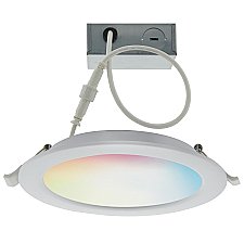 S11279, SATCO, LIGHTING, 4", RGBW, WIFI, SLIM, DOWNLIGHT, 10W, WHITE