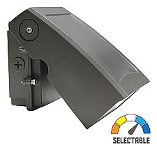 65-677, SATCO/NUVO, 28W, ADJUSTABLE, WALLPACK, 3/4/5K, 120/277V, BRONZE