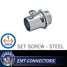 SCS100, HUBBEL, 1", STAINLESS, STEEL, CONNECTOR