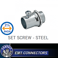 SCS250, HUBBEL, 2-1/2", STAINLESS, STEEL, CONNECTOR