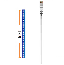WICD0906GY, CABLE, CONCEPTS, 6FT, CAT, 6, PATCH, CABLE, GRAY