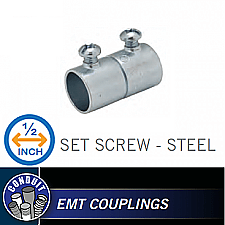 SKS050, HUBBEL, 1/2", STEEL, SET, SCREW, CONNECTOR