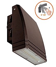 LED-FXSWP45/850/DB, NATURALED, 45W, SLIM, ADJUSTABLE, WALLPACK, DARK, BRONZE