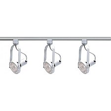 TK316, SATCO/NUVO, 3, LIGHT, TRACK, KIT, WITH, GIMBAL, PAR30, HEADS, WHITE