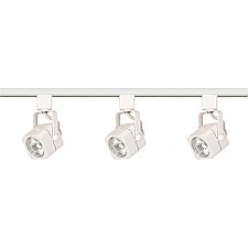 TK345, SATCO/NUVO, 3, LIGHT, TRACK, KIT, WITH, SQUARE, GU10, HEADS, WHITE