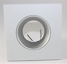 TL3546HZ/W, AXITE, LIGHTING, 3-1/2", SQUARE, HAZE, REFLECTOR/WHITE, TRIM