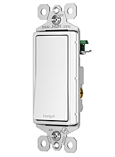 TM873W, PASS, AND, SEYMOUR, , 15, AMP, 3, WAY, DECORA, SWITCH, 120/277V, WHITE