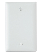 TP13W, PASS, AND, SEYMOUR, WALL, PLATE, 1 GANG, BLANK, NYLON, WHITE