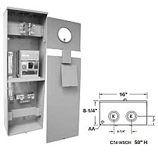 CT4-WS-OH-BC, HYDEL, 400, AMP, METER, BASE, WITH, DISCONNECT