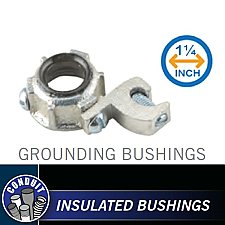 GB114, HUBBEL, GROUND, BUSHING, 1-1/4"