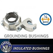 GB12, HUBBEL, GROUND, BUSHING, 1/2"