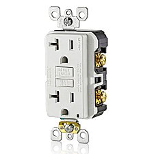 GFTR2-MW, LEVITON, LEVITON, SELF, TEST, GFCI, RECEPTACLE, 20, AMP