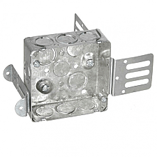 52151KSSX, VISTA, 4", SQUARE, STEEL, STUD, ELECTRICAL, BOX